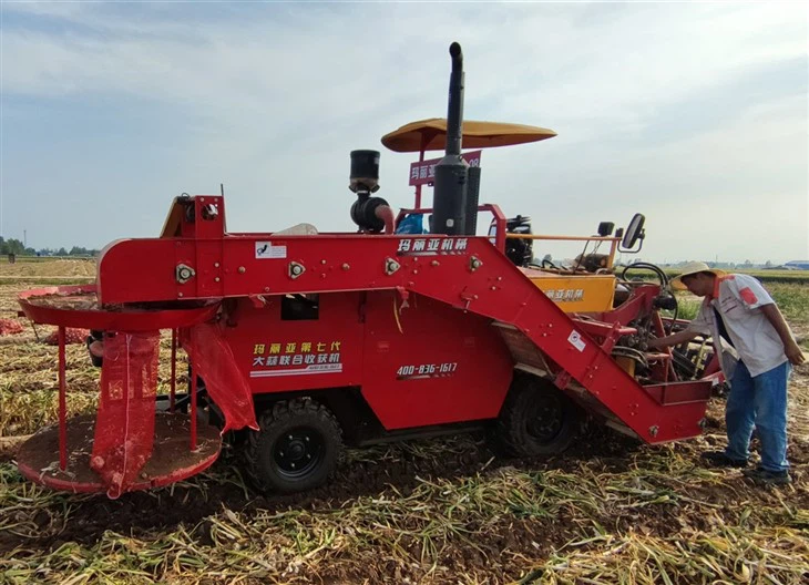 Automatic Garlic Bulb Harvester Machine